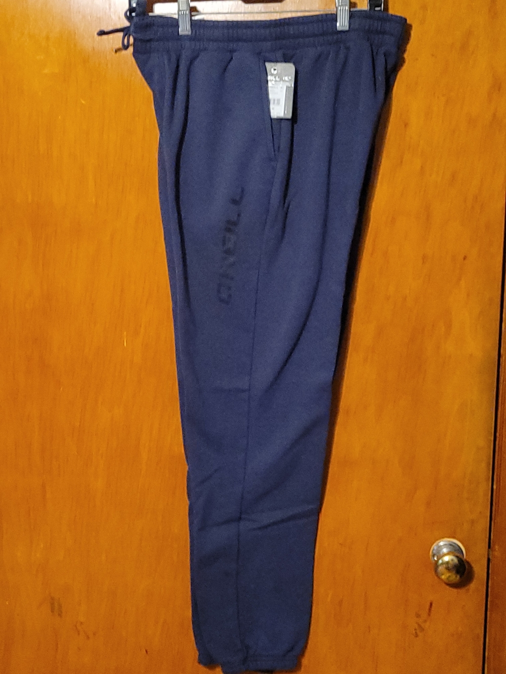 O'Neill Men's Dark Navy Joggers with Elastic Waist, Size M. NWT.